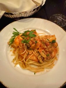 lobster fradiavolo with arrabiata sauce